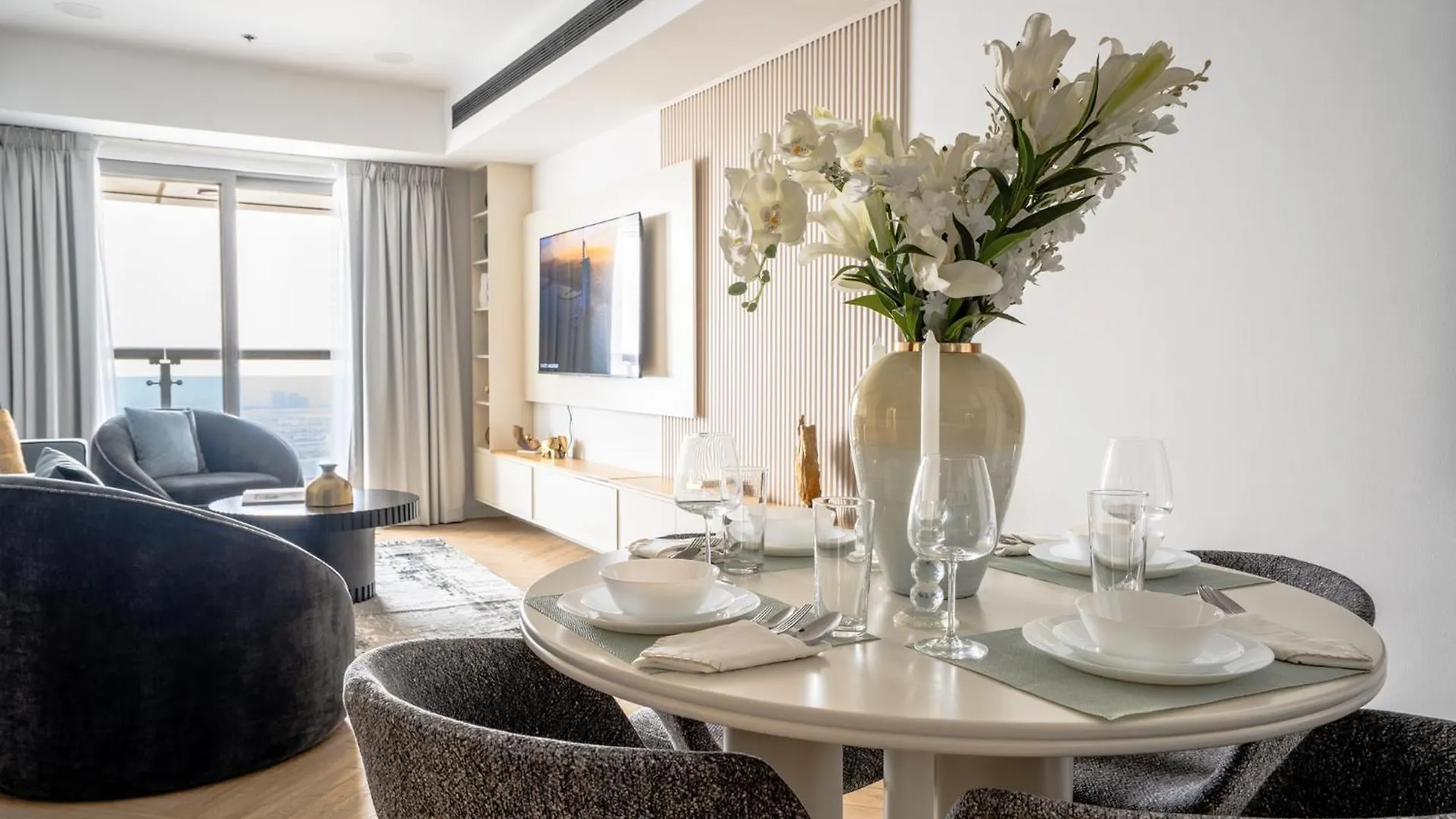 Marvelous 2 Bedrooms With Full Palm View 迪拜